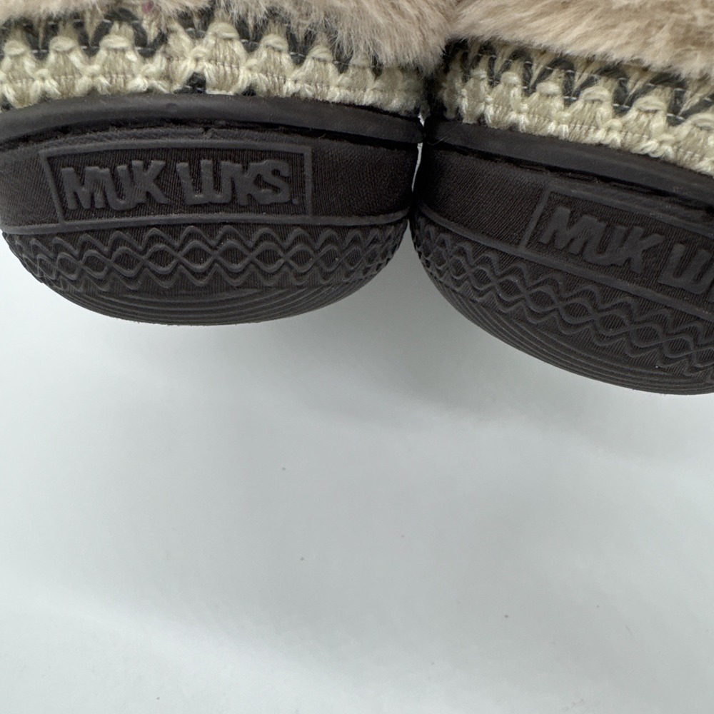 Muk Luks‎ Women's Slipper Shoes Faux Fur Lined 7-8 - Picture 8 of 10